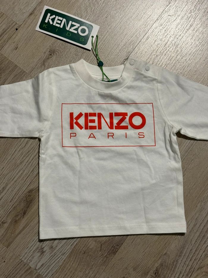 T-shirt manches longues pour bébé 6 mois KENZO