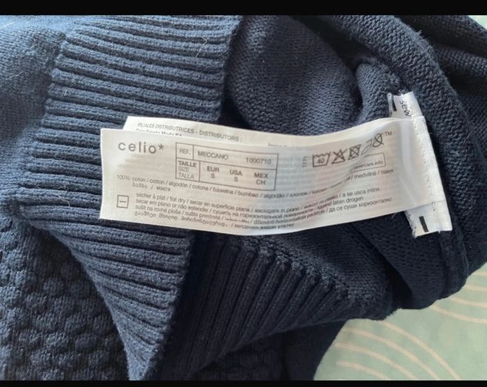 Pull bleu Celio - photo numéro 6