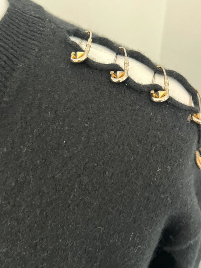 Pull noir laine et cachemire The Kooples XS - photo numéro 2