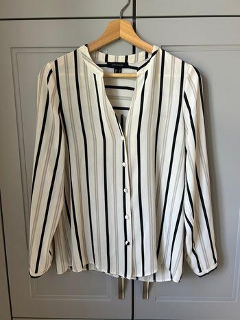 Blouse chemise fluide à rayures