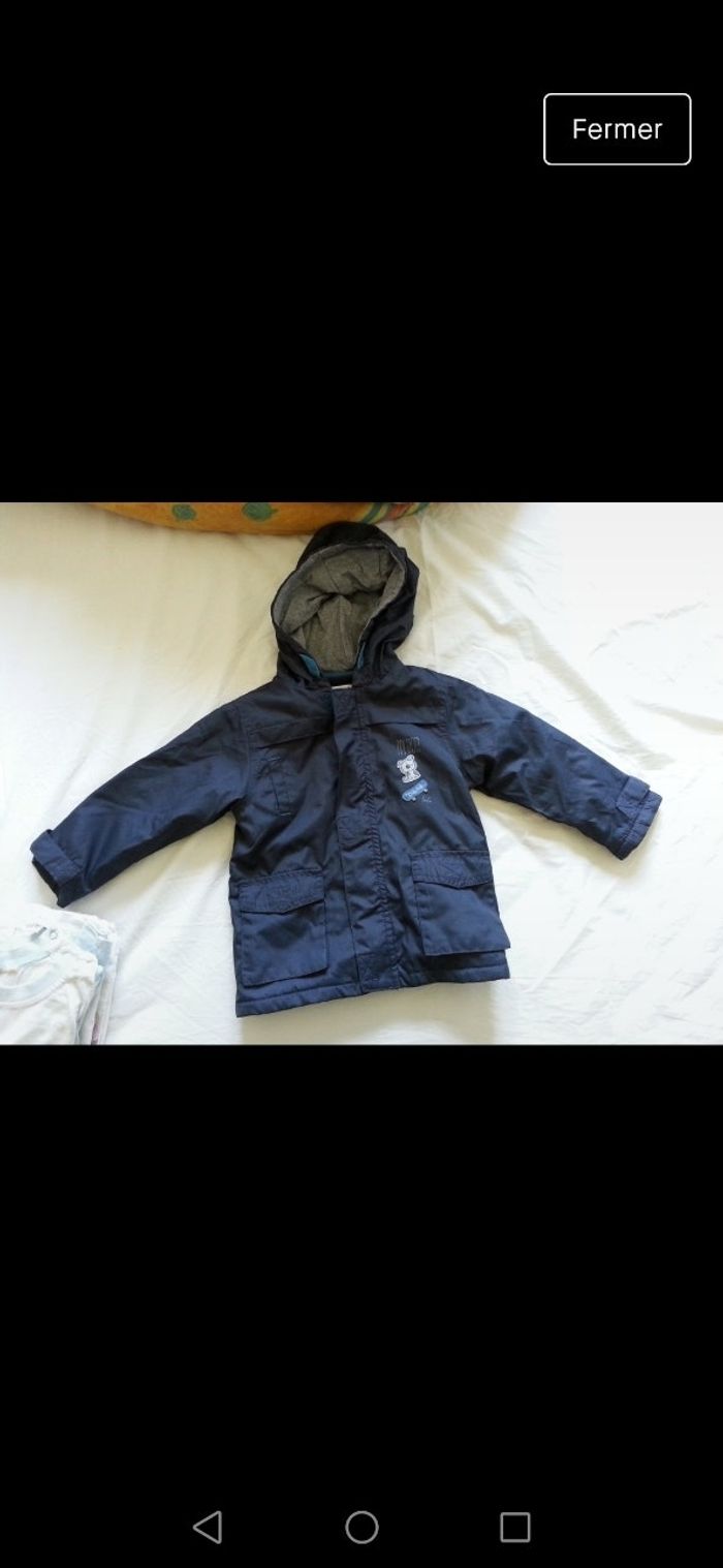 Veste hiver doublé 2 ans