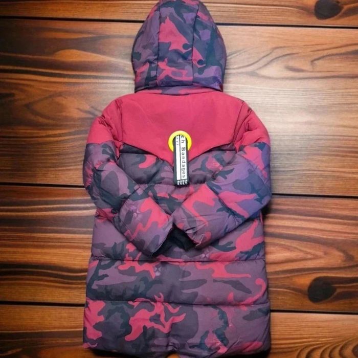 Doudoune 3/4 garçon rouge bordeaux 🌹10/12 ans 🌹 - photo numéro 2