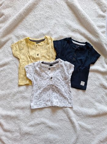 Lot 3 tee-shirt kiabi