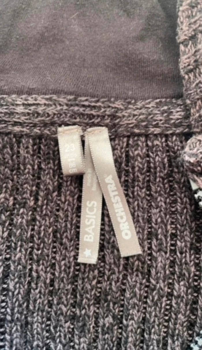 Gilet garçon Orchestra gris zippé 23 mois – 100 % coton – TBE - photo numéro 3