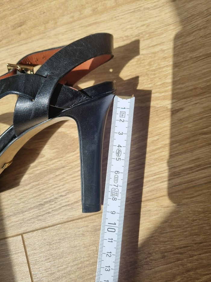 Sandales minelli noires en cuir - photo numéro 6