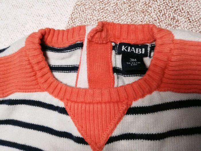 Pull rayé 3 mois - photo numéro 2
