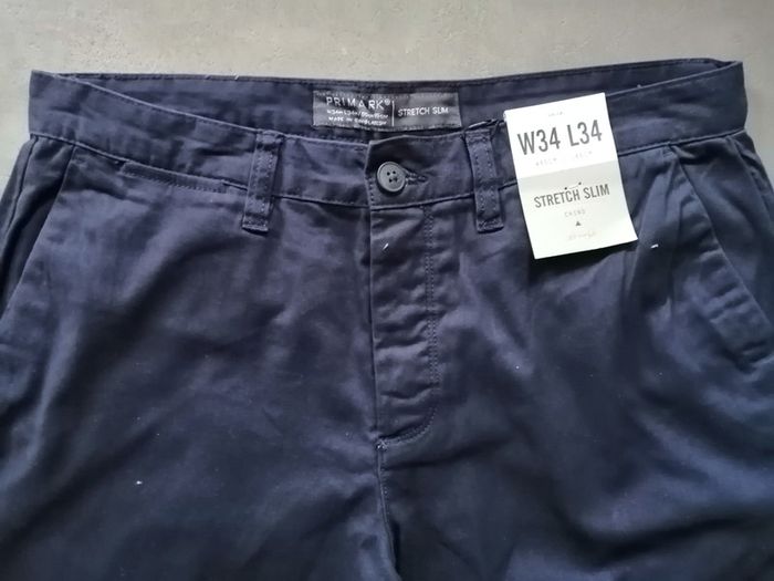 Pantalon marine Primark Taille 38 - photo numéro 2
