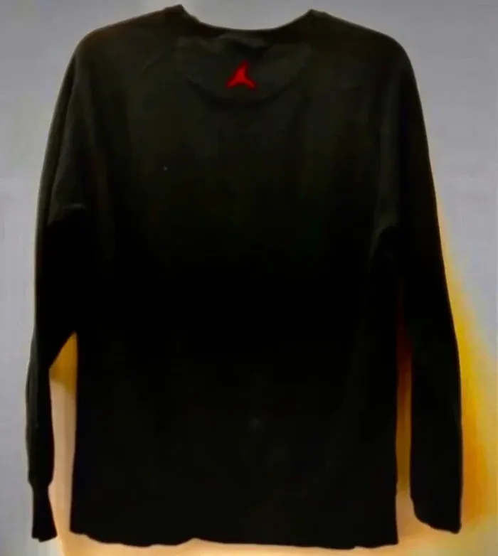 Pull nike air Jordan noire rouge imprimer taille M - photo numéro 2