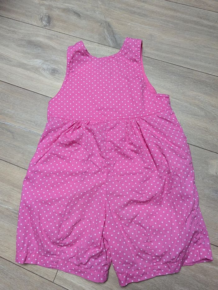 Jolie combishort rose à pois vintage 4 ans - photo numéro 4
