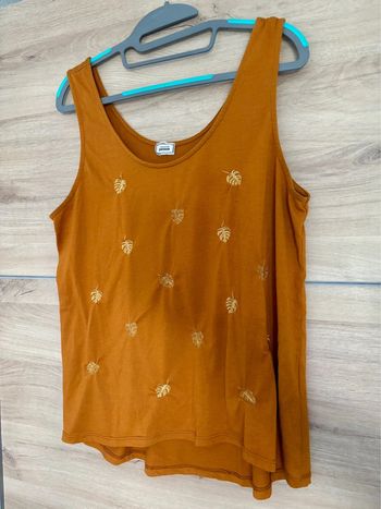 Débardeur femme orange