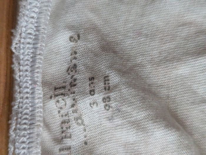 lot de 2 débardeurs sous-vêtements DPAM 3 ans - photo numéro 3