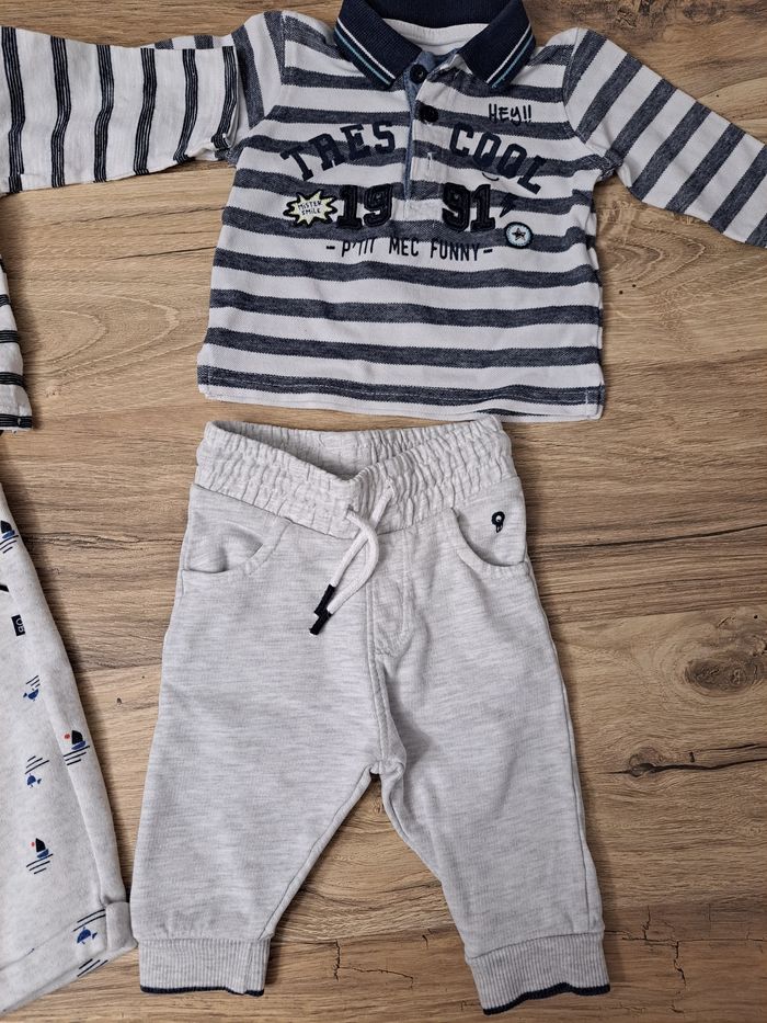 2 ensembles joggings 3 mois Obaïbi Okaïdi très bon état - photo numéro 3