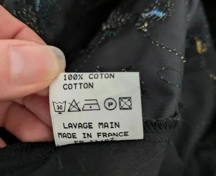 Top brodé en coton manches longues - Anne Fontaine - taille 1 (34) - photo numéro 5