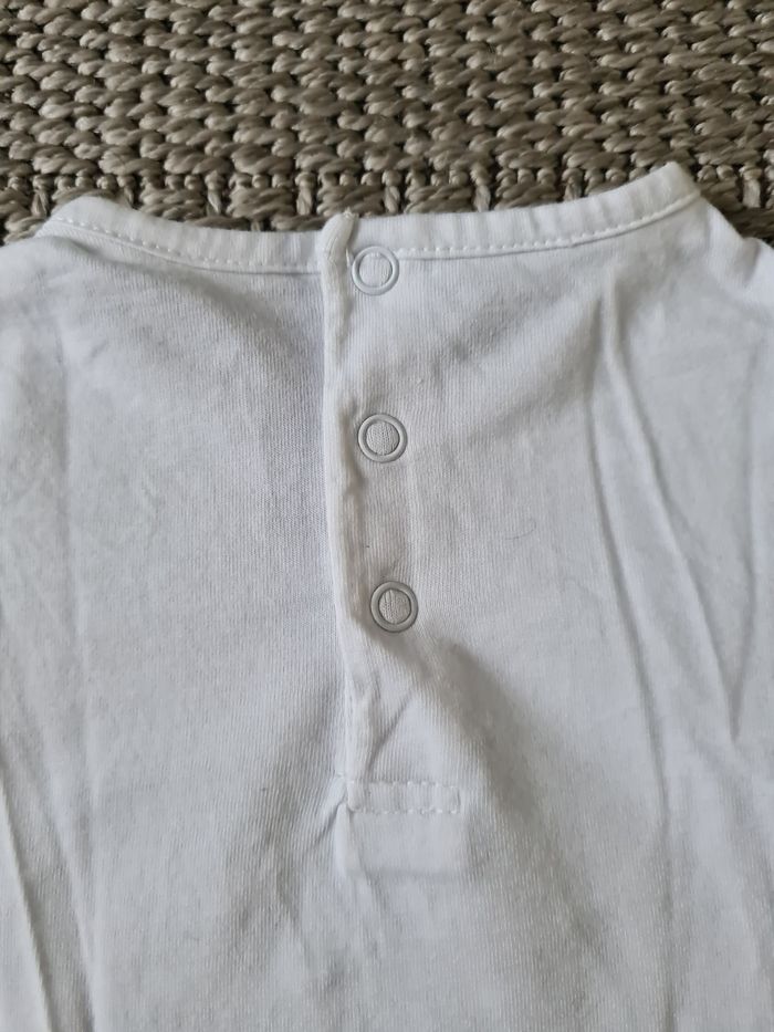 Ensemble "papillons et canard" bleu/blanc - 12 mois - photo numéro 6