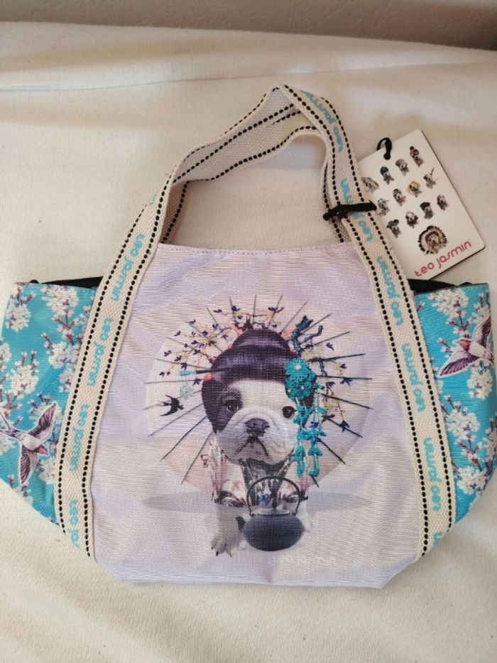 Petit sac cabas teojasmin geisha neuf avec étiquette d'origine