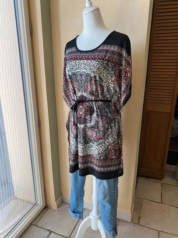 Tunique à motifs vintage 2000’ M/L