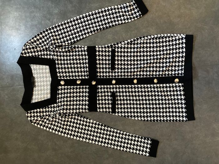 Robe motif damier