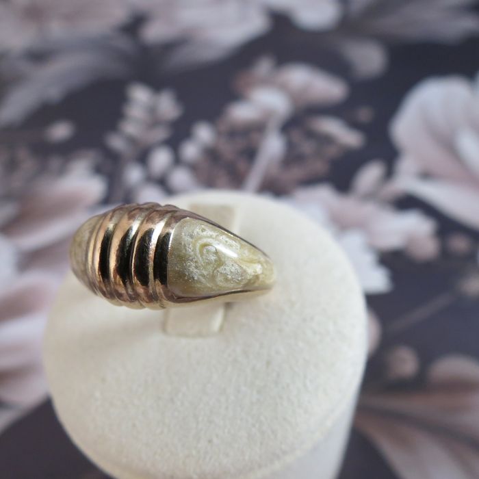 💍 Bague vintage dorée – Style rétro unique - photo numéro 2