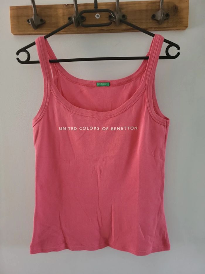 United colors of benetton débardeur rose 38 M