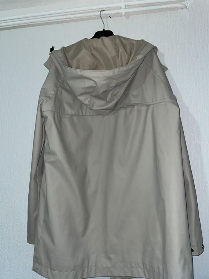 Veste imperméable beige à capuche Zara – Taille S - photo numéro 6