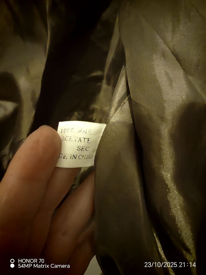 Blouson vintage en soie loose - photo numéro 5