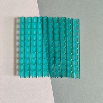Lot de 100 briques 1x1 trans-light blue - Excellent état 🌟 - Envoi rapide 🚚💨