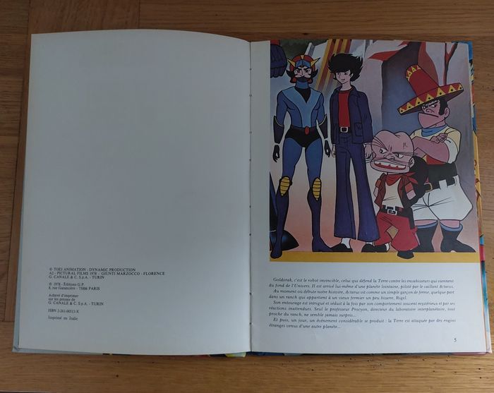 Goldorak - livre Vintage de 1978 Antenne 2 - photo numéro 2