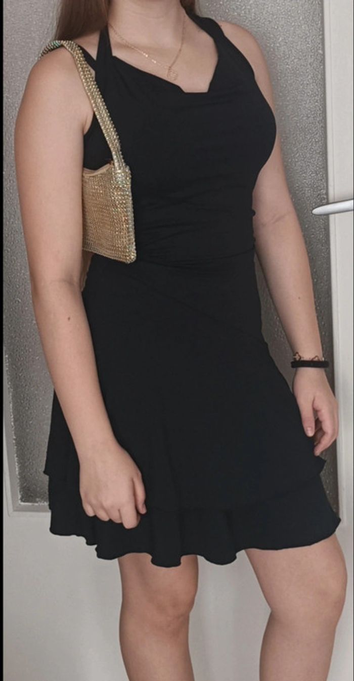Robe patineuse noire 15 ans