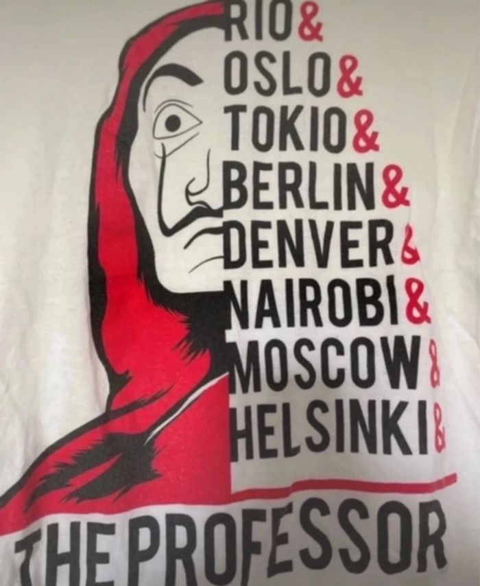 T-shirt la casa de papel - photo numéro 2