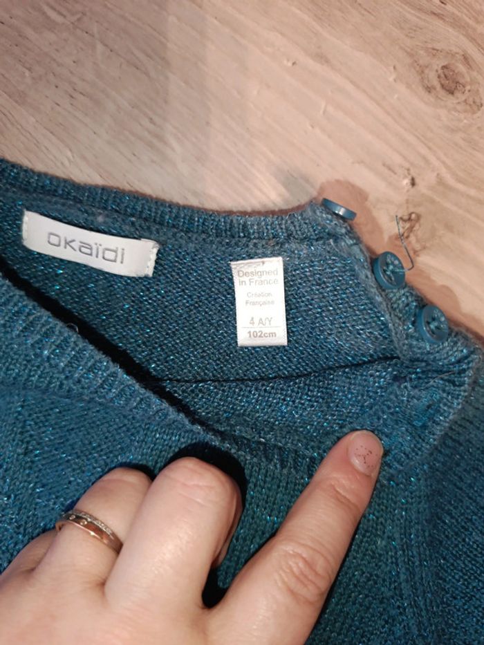 Robe pull Okaïdi 4 ans - photo numéro 4