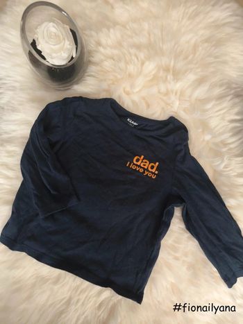 🌸 T-shirt ML Dad I love you 18 mois 🌸