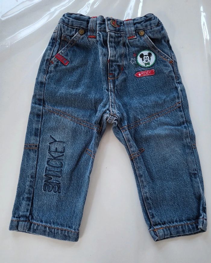 Jean Mickey taille 9 mois