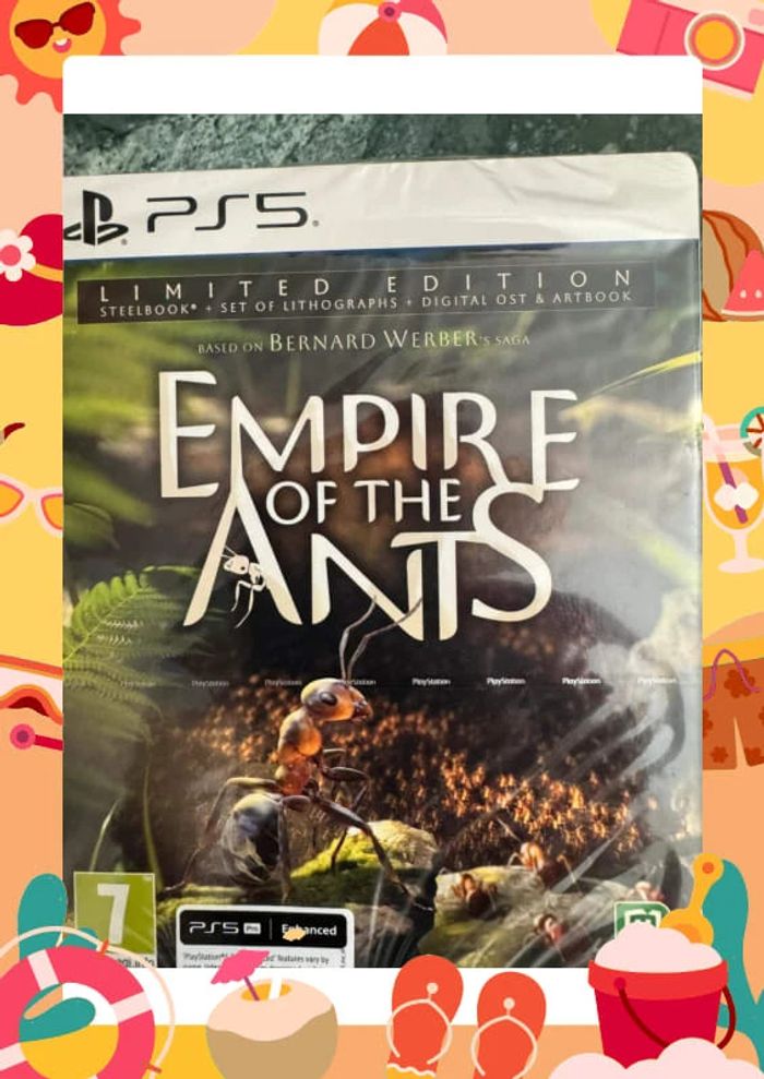 🐜 neuf new Empire of the Ants (les fourmis) 🐜 PS5 édition collector Bernard Werber - photo numéro 8