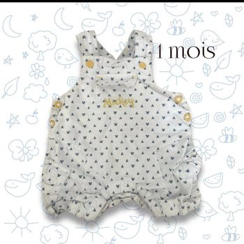 Salopette short bébé