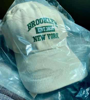 Casquette de baseball / casual brodée Brooklyn New York Beige NYC NЕUF