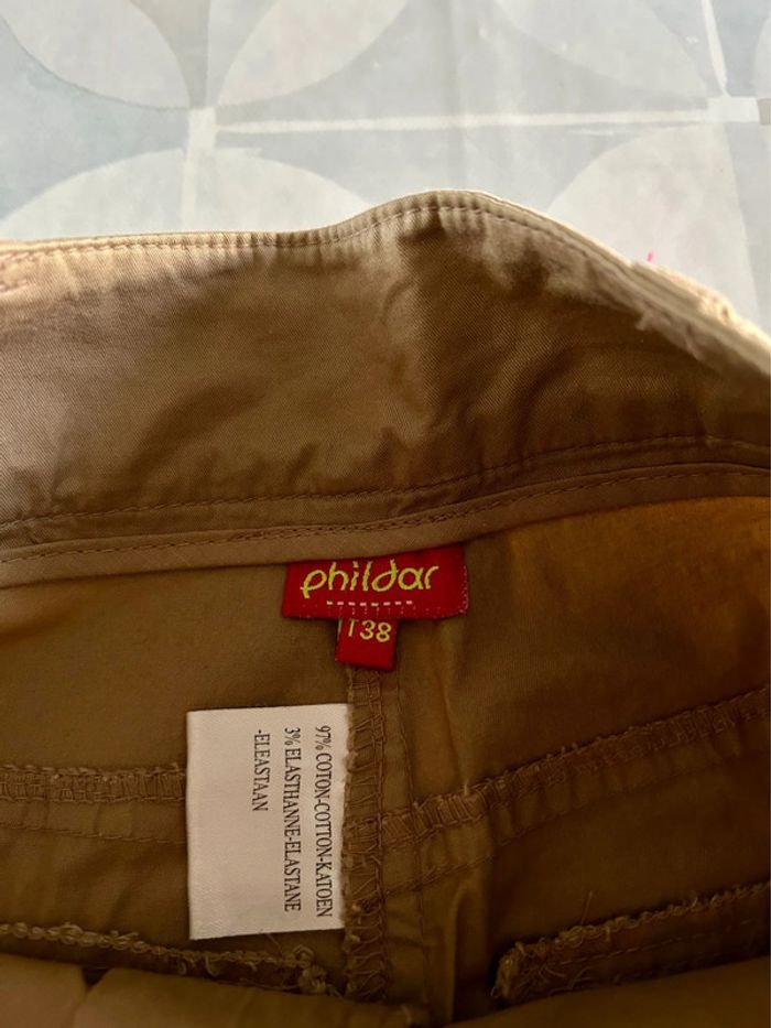 Pantacourt femme beige - 38 / M - Phildar - très bon état - photo numéro 3
