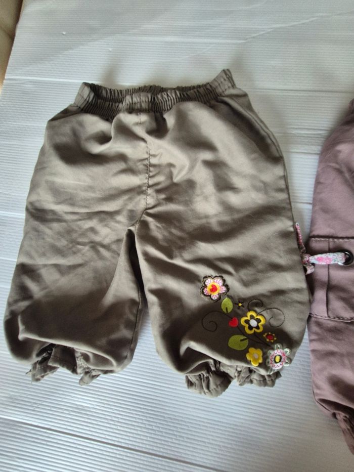 Lot 3 pantalons fille 6 mois - photo numéro 4