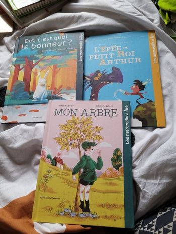Lot de 3 livres les mercredis à lire