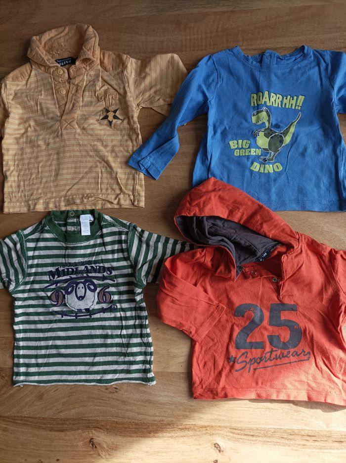 Lot 4 hauts ml 12 mois