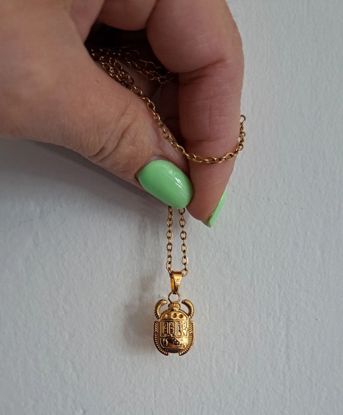 Pendentif scarabée égyptien - photo numéro 3
