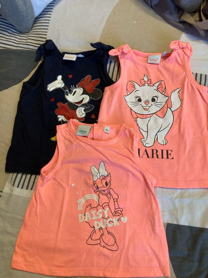 Lot de 3 débardeurs bébé fille