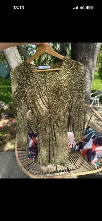 Robe mango taille XS Kaki
