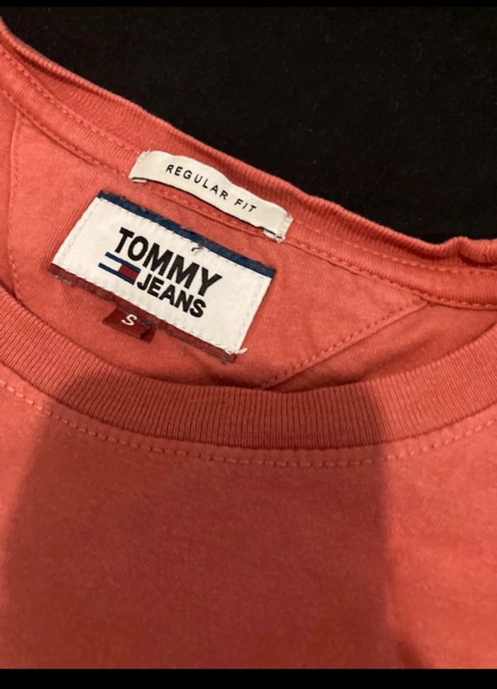 Tee shirt saumon Tommy Jeans homme T.S - photo numéro 3