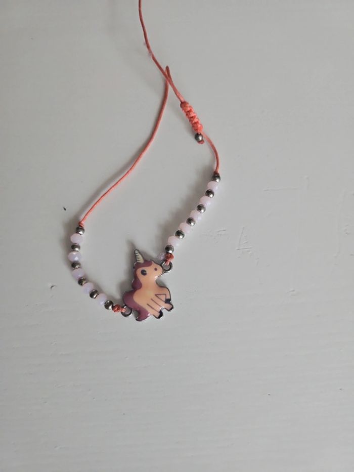 Bracelet réglable licorne