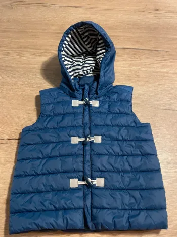 Doudoune sans manches à capuche Obaibi 3 ans