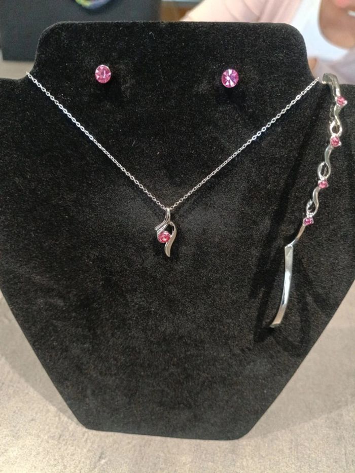 Lot collier+ bracelet + boucles d'oreilles - photo numéro 3