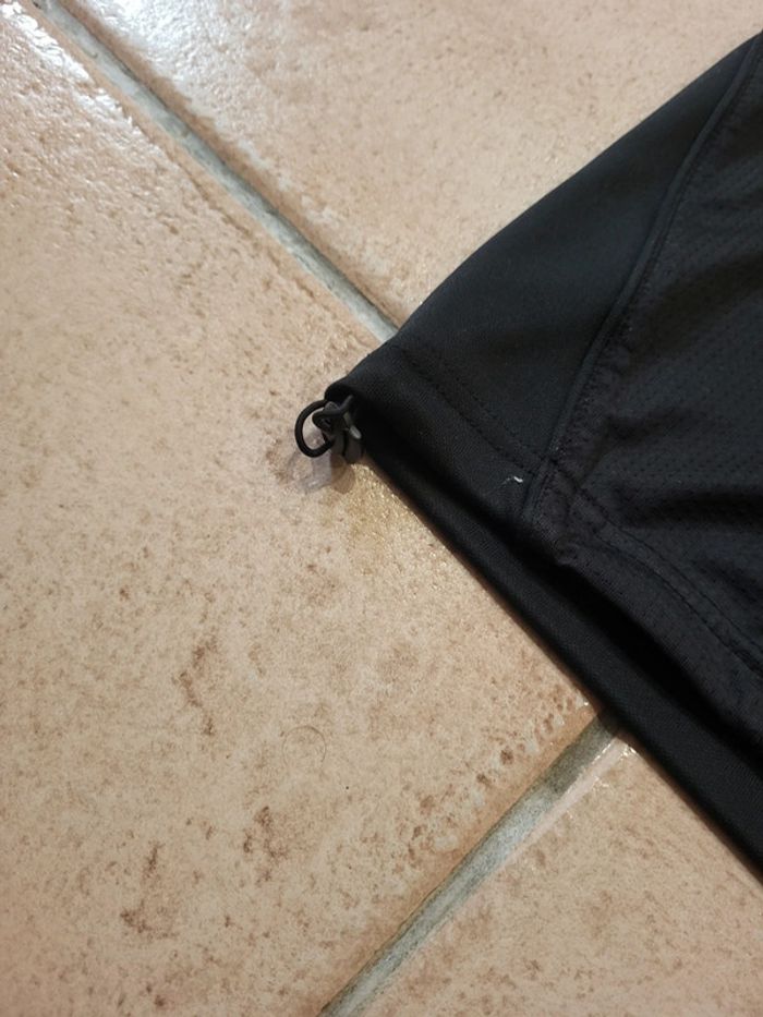 Quart zip sport Adidas noir logo brodé - M~L - photo numéro 6