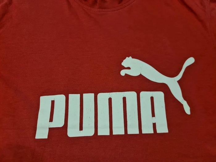 T-shirt rouge puma - photo numéro 2