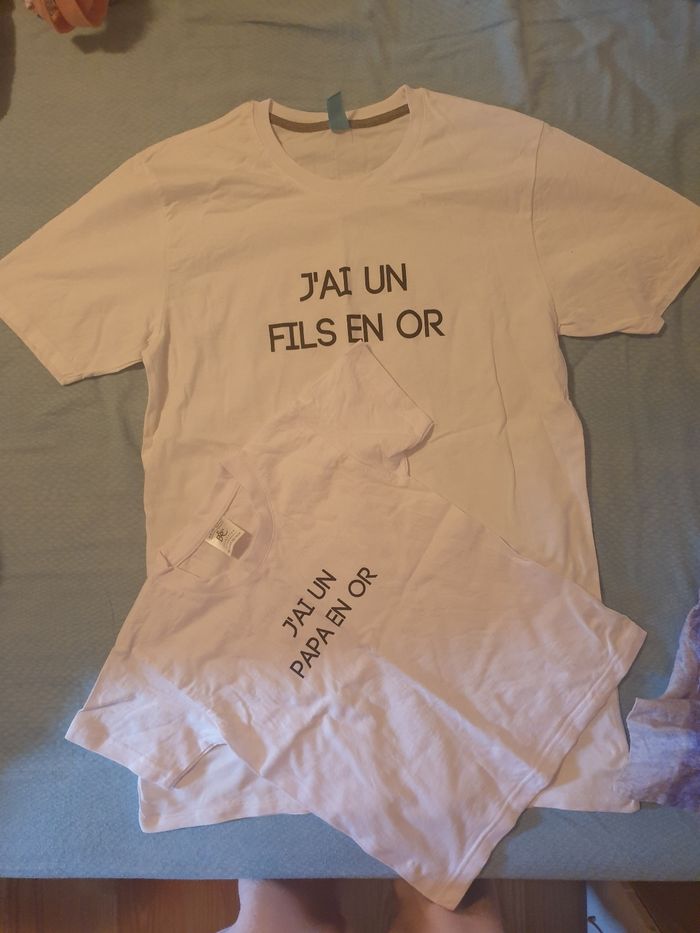 Tee-shirt homme et enfant - photo numéro 2