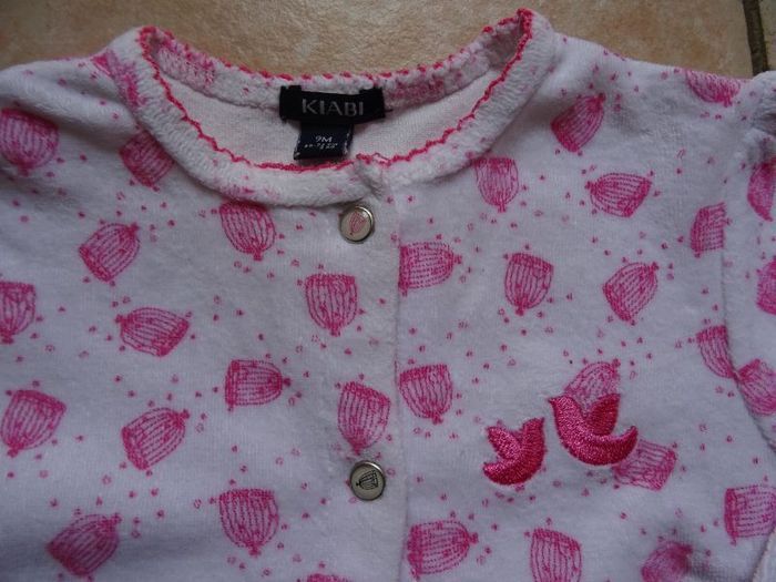 pyjama motifs cages à oiseaux - 9 mois